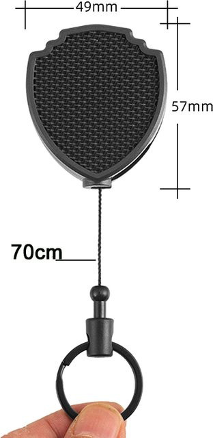Velishy Schlüsselanhänger, Einziehbarer Multifunktionswerkzeug-Karabiner, Unisex - Bild 1