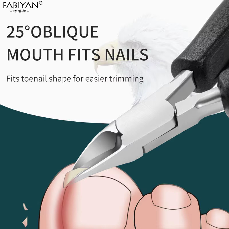 FABIYAN Nagelzange für Füße, Schwarz, Unisex - Bild 4