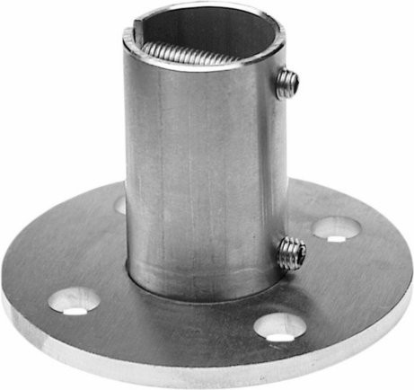ALPERTEC Wand- und Bodenanker aus Edelstahl inklusive Gewindestifte, grau - Bild 1