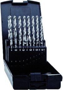 Exact HSS-Co5 Spiralbohrer-Set in Silber, 19-teilig, 1-10 mm - Bild 1