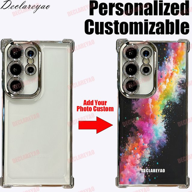 Personalisierte DIY-Fotohülle für Samsung Galaxy Modelle in Blau und Mehrfarbig - Bild 1