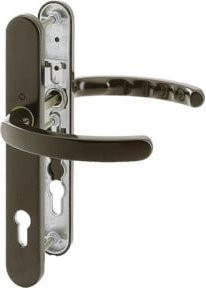 Hoppe Schmalschild oval Luxembourg 1500/3357N in Silber aus Aluminium und Zink mit Profilzylinder und DIN 862/92 - Bild 1