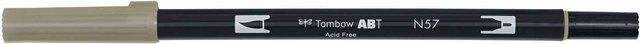 Tombow ABT Dual Brush Pen Warm Grey 5 N57 in Grau - Bild 1