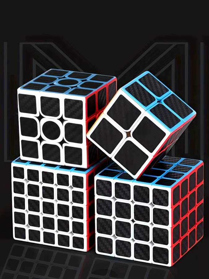Sengso Speed Cube 3x3, Kohlefaser-Aufkleberwürfel, Puzzlewürfel - Bild 5