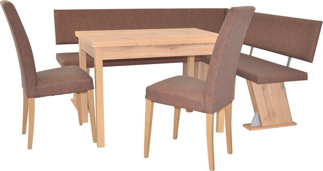 Möbel direkt online 4tlg. Eckbankgruppe Modern in Braun mit Auszugsfunktion, Schenkelmaß: 150 x 182 cm - Bild 1