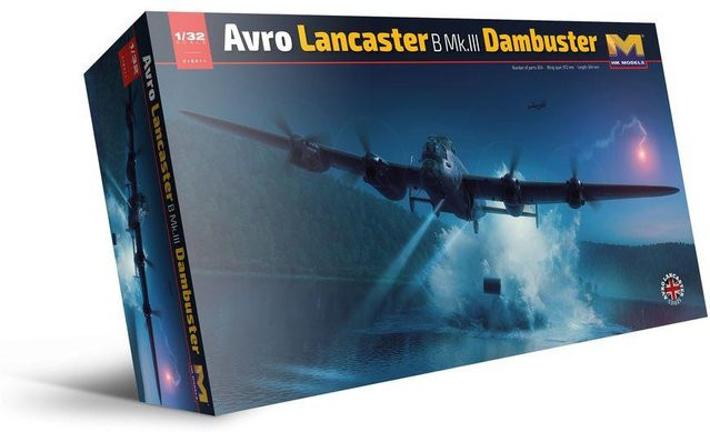 Hong Kong Models Avro Lancaster B Mk.III Dambuster, Modell, 1:32 - Bild 1
