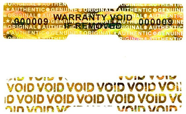 300 Stück holografische Aufkleberetiketten in Knochenform, Laser-Siegel in Silber und Multicolour, Tamper-Proof-Hologramm-Aufkleber zur Sicherheit - Bild 1