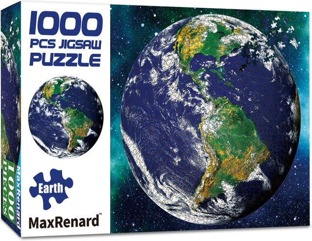 Maxrenard Puzzle Erde, 1000 Teile - Bild 1