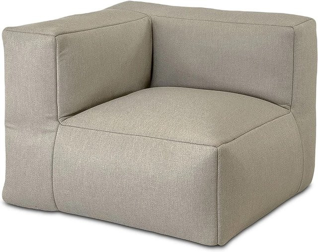 osoltus Premium Modular Lounge Eckelement Axroma in Taupe Beige aus Olefin - Bild 1