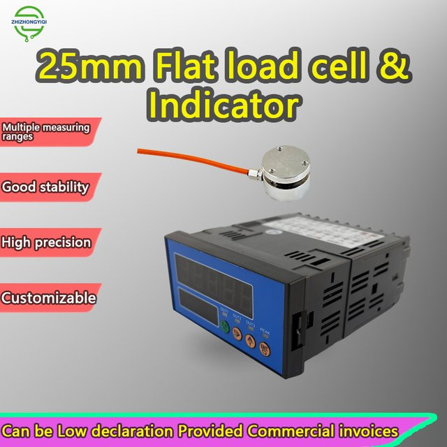 BENGBUZZYQ Wägezellensensor mit RS485-Anzeige, 25 mm, kompatibel mit 12 V, 24 V, 110 V und 220 V - Bild 1