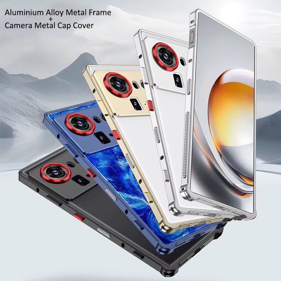 ZTE Nubia Z80 Ultra 5G Schutzhülle aus Aluminiumlegierung mit Kühlfunktion in Schwarz - Bild 4