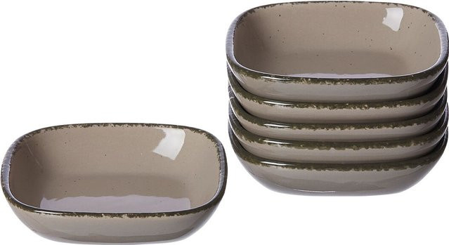 Ritzenhoff & Breker Dipschalen-Set Casa aus Keramik in Beige, 6er Set, Durchmesser: 10 cm - Bild 1