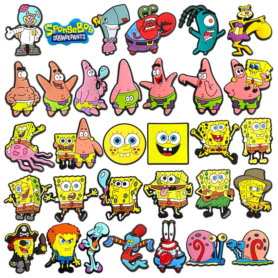 Spongebob Schuhanhänger, Unisex, 12–32 Stück - Bild 2
