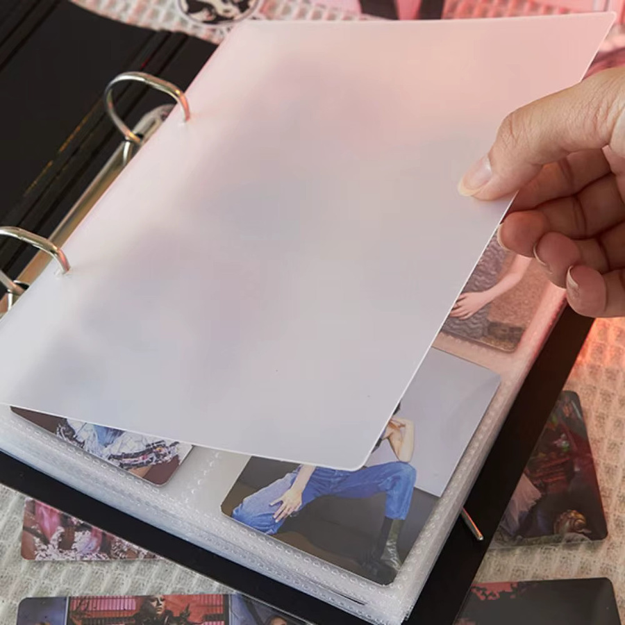 Kpop Fotokartenhalter A4 Fotoalbum mit 25 Innenseiten und Schallwand für Idol Bildersammelbuch - Bild 2
