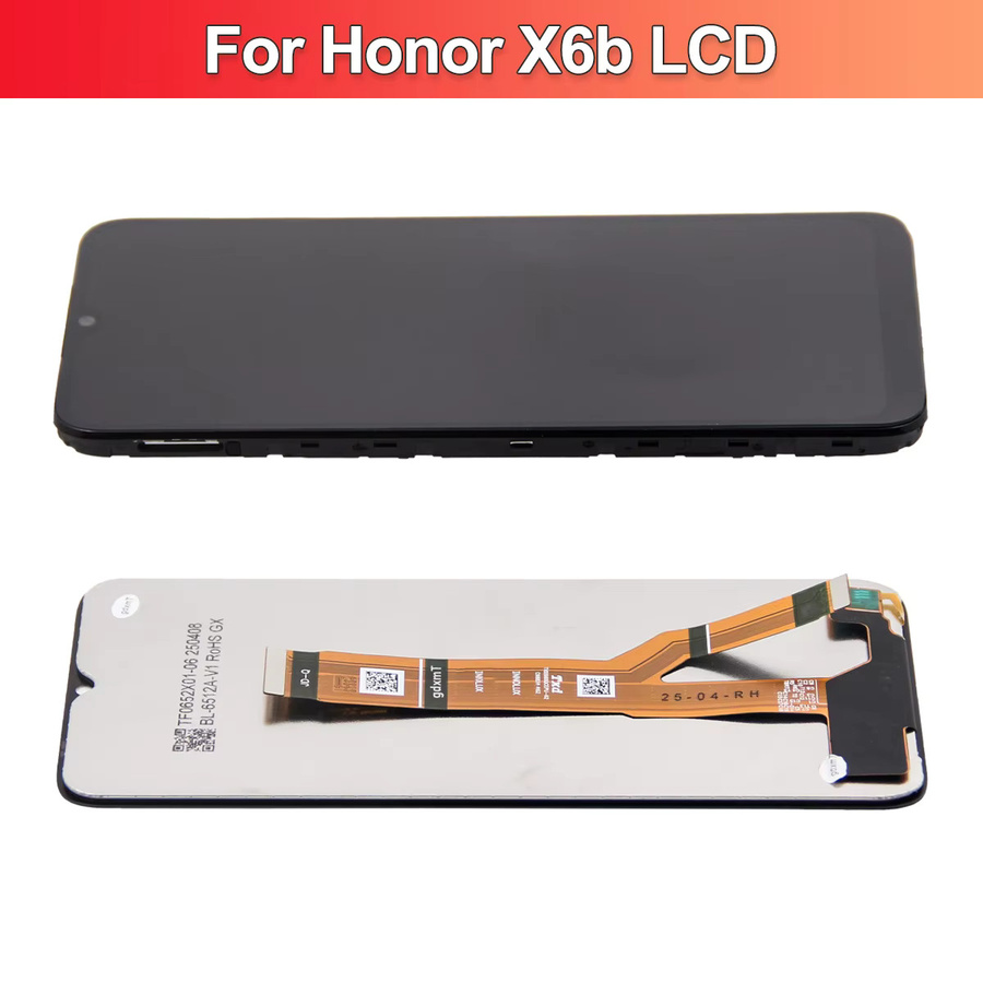 Honor X6b LCD Display Bildschirm mit Touch Panel Digitizer Ersatz inklusive Rahmen in Schwarz für JDY-LX1 und JDY-LX2 Modelle - Bild 3