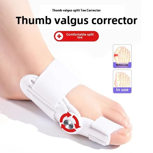 YUXING Hallux-Valgus-Schiene, Bunion-Korrektor mit rotierendem Zehentrenner, Unisex - Bild 1