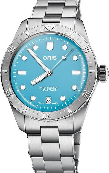 Oris Armbanduhr Divers Sixty Five, Automatik, Edelstahl, Blau, 38 mm, Unisex - Bild 1