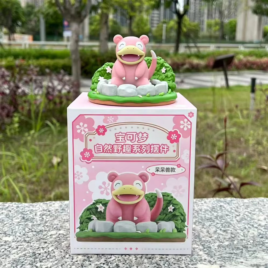 Bandai Pokemon Slowpoke Entspannende Naturlandschaft, Mini-Figur, Kunststoff - Bild 2