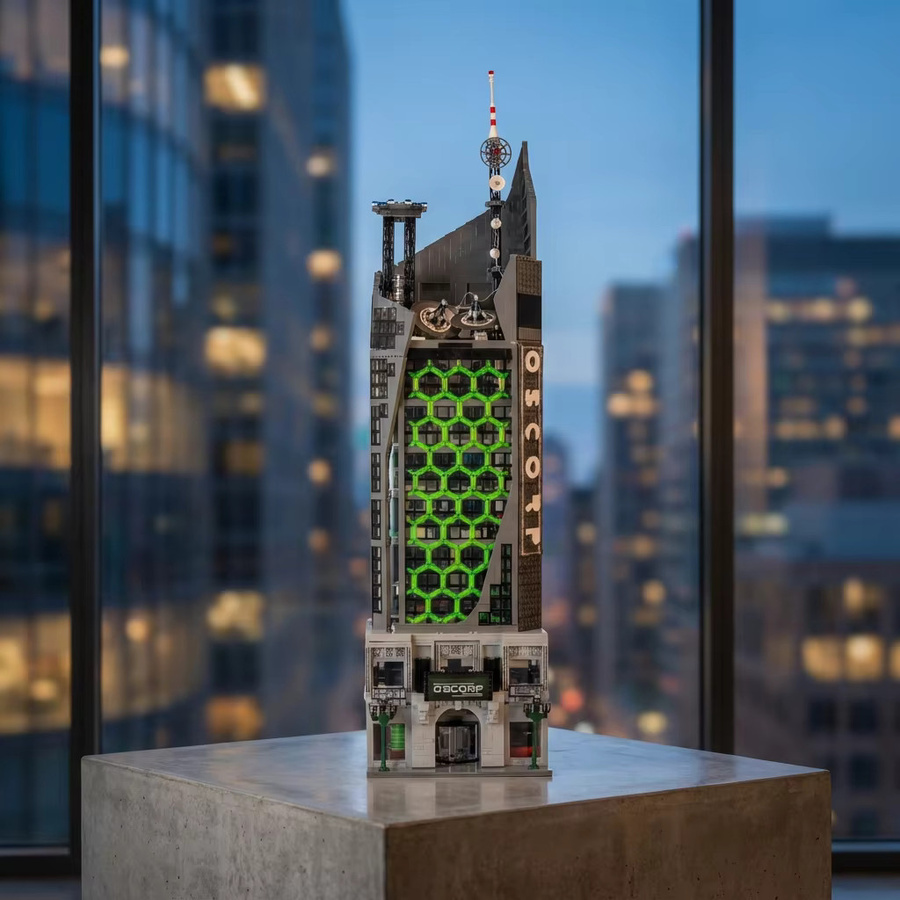 Spider-Films Oscorp Helden-Turm Bausteine, mit Licht, 6375 Teile - Bild 3