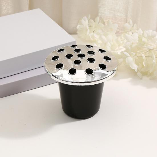 DYS Home Decor Friedhofs-Blumenhalter mit Deckel und Gedenkvase in Schwarz - Bild 2