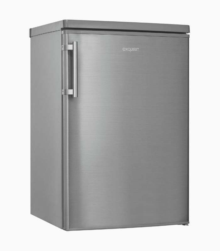 KS16-4-HE-040C Kühlschrank in Silver mit Inoxlook, freistehend mit Standard Fresh Zone und LED-Innenbeleuchtung, B/T/H: 55 x 55 x 149 cm - Bild 3