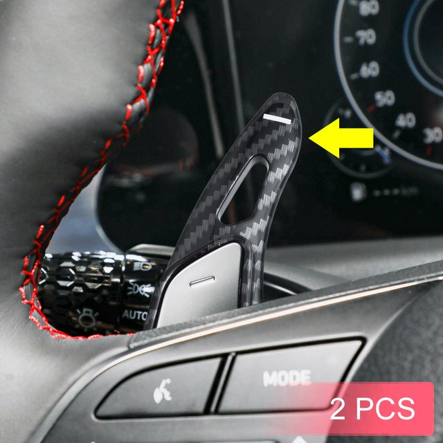 Lenkrad Paddle Shifter Verlängerung Zierleisten Zubehör für Hyundai Sonata Tucson Genesis G70 - Bild 1