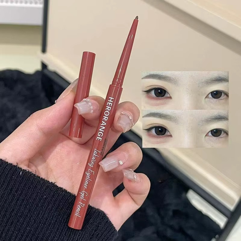 Eyeliner-Stift, weinrot, matt, 12 Farben - Bild 3