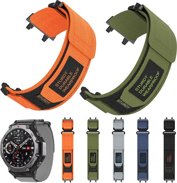 Huami Amazfit T-Rex 3 Uhrenarmband, Nylon, Schwarz, Unisex - Bild 1
