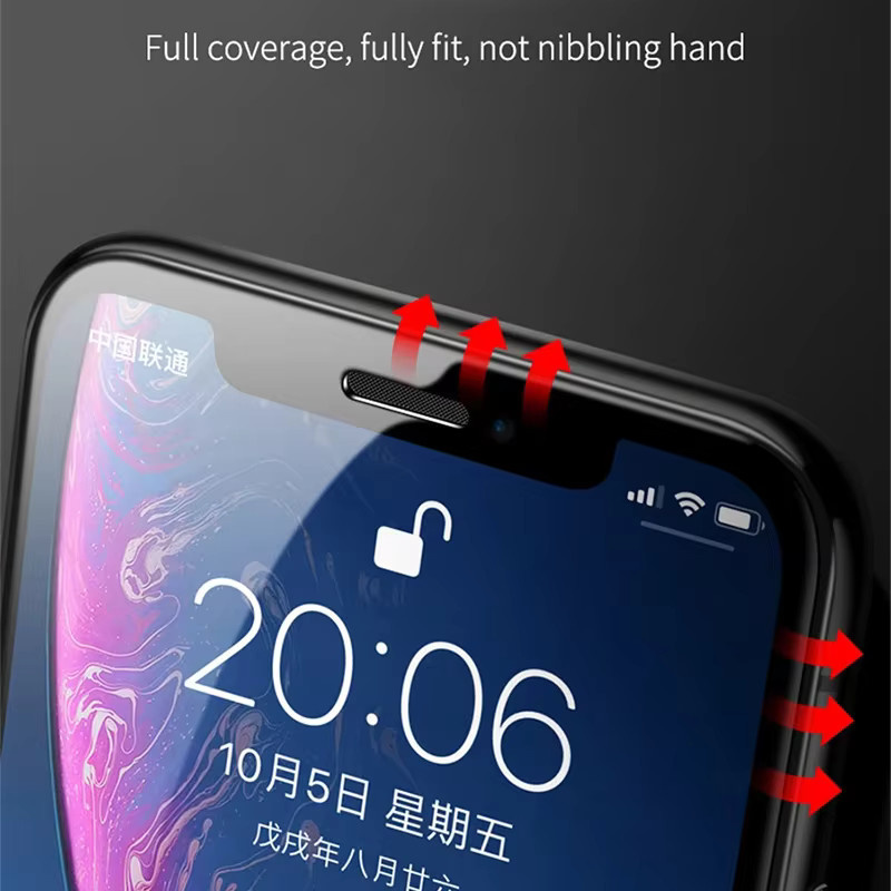 3er-Set HD Keramik Displayschutzfolie für Apple iPhone 16 15 14 13 12 11 Pro Max SE XR XS 7 8 Plus, transparent - Bild 3