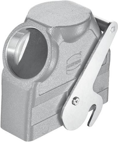 HARTING Tüllengehäuse 19 30 024 0589 in Silber aus Edelstahl - Bild 1