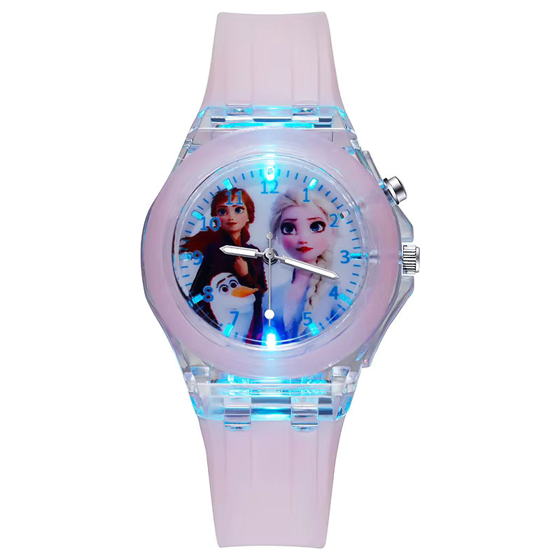 Disney Kinderuhr Frozen Elsa, Silikonarmband, Weiß, Mädchen - Bild 3