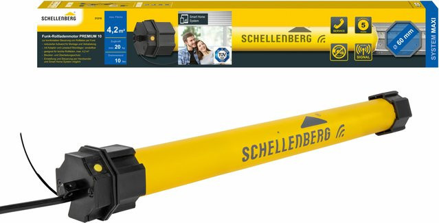 Schellenberg Funk-Rolladenmotor Premium Maxi mit 10 Nm Drehmoment - Bild 1