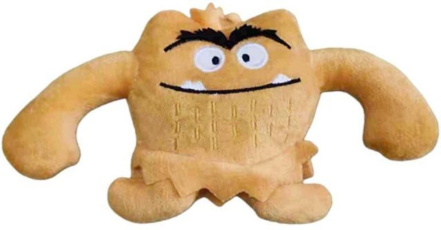 Binchi Fitness Monster Plüschtier, Mehrfarbig, 13cm, ab 3 Jahren - Bild 1