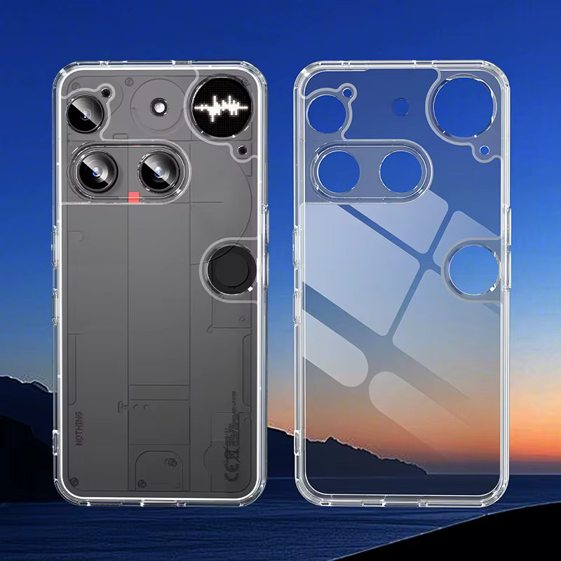 Transparente Schutzhülle für Nothing Phone (3), ultradünne Hartschale aus PC mit Anti-Fingerabdruck-Beschichtung - Bild 3
