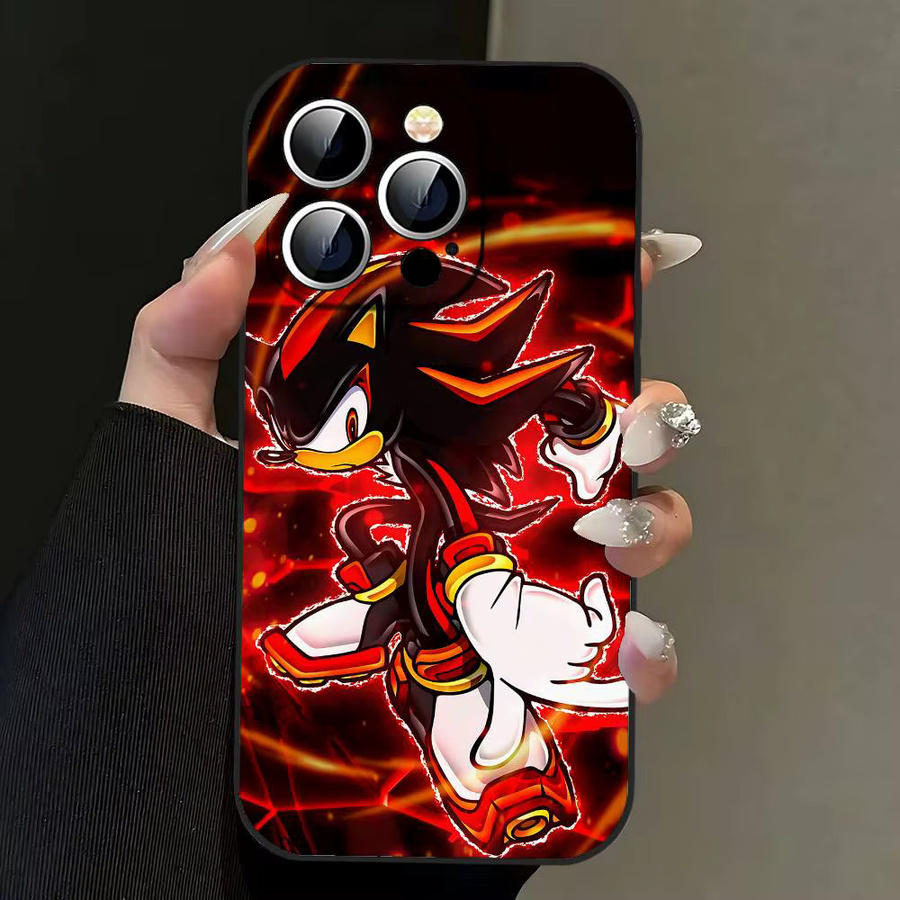 Anime The H-Igel S-Shadow Handyhülle in Schwarz für iPhone 17, 16, 15, 14, 13, 11 Pro Max, Plus, X, XR, XS Max und 13 Mini - Bild 5