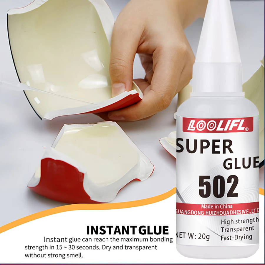 LOOLIFL 502 Superkleber Cyanacrylat, transparent, 20 ml - Bild 2