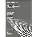 Schäfer Shop Pure Briefblock DIN A5 in Weiß, 10 Stück - Bild 1