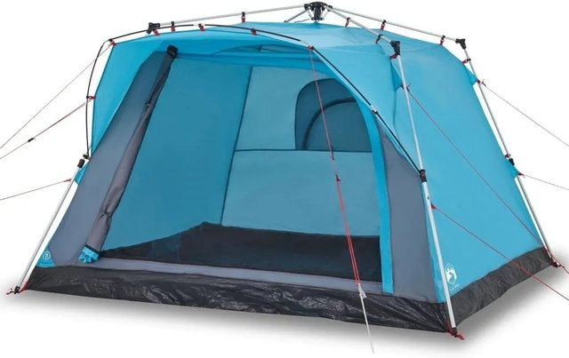 Furnicato Campingzelt Kabine Blau B/T/H: 271 x 269 x 172 cm - Bild 1