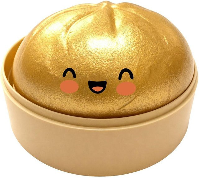 A Family Of Home Textiles Kristall-Dampfbrötchen Squishy-Spielzeug, goldgelb - Bild 1