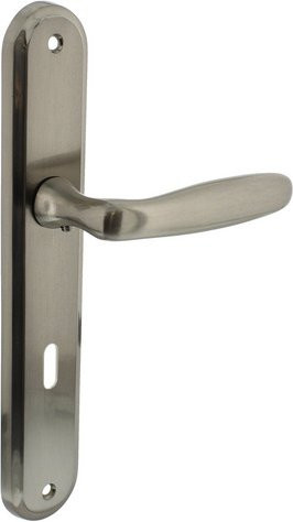 Intersteel Türdrücker Bjorn in Silber matt aus Zink, B/H: 24,2 x 4,3 cm, mit 72 mm Achsabstand - Bild 1