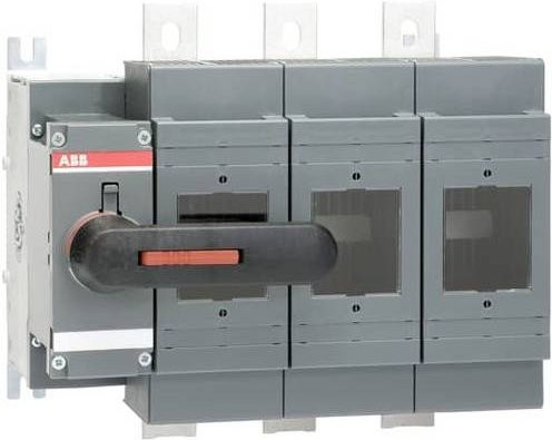 ABB Lasttrennschalter OS800D03K Sicherungsgröße 3, 3-polig, 720A, grau - Bild 1