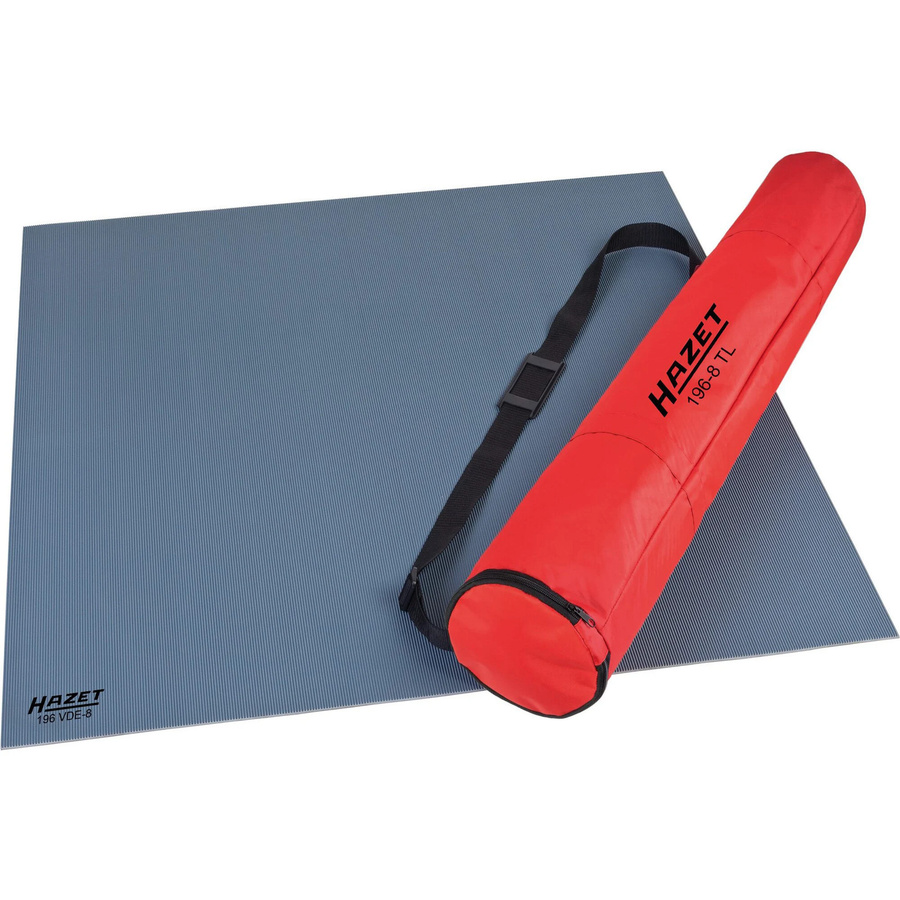 Hazet Stand-Isoliermatte 196VDE-8/2 in Rot und Grau - Bild 1