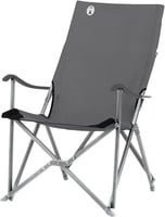 Coleman Aluminium Sling Chair Camping-Stuhl mit Armlehnen in Grau und Silber aus Textilene - Bild 1