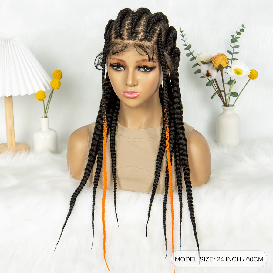 KIMA Perücke Cornrow Braids, synthetisch, Damen - Bild 2
