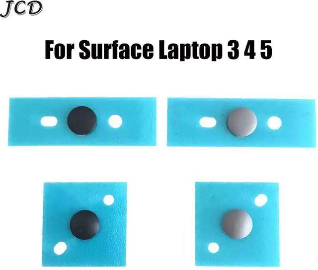 JCD Ersatz Gummifüße für Microsoft Surface Laptop 3 4 5 Bottom Case Fußpolster Schwarz - Bild 1