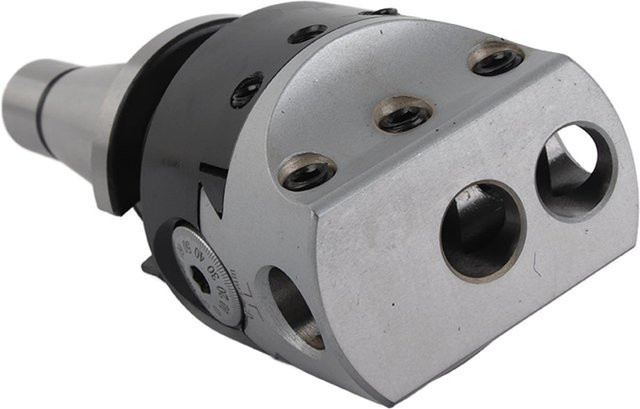 TOMTOP JMS Bohrkopfsatz aus 40CR-CNC-Material, 12-teiliges Fräswerkzeug-Kit in Silber, NT30-F1-18,75 mm Durchmesser - Bild 1