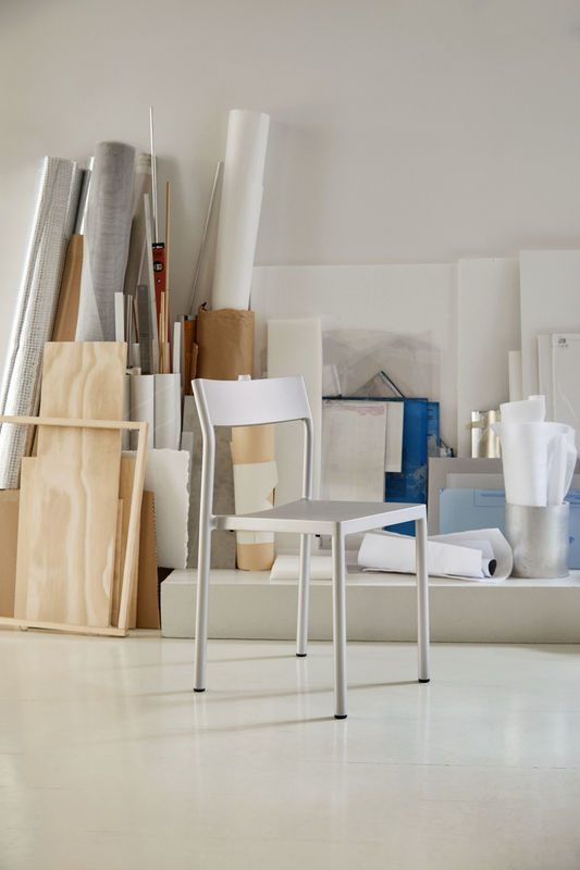 HAY Type Chair aus Aluminium in Silber, stapelbar und modern - Bild 2