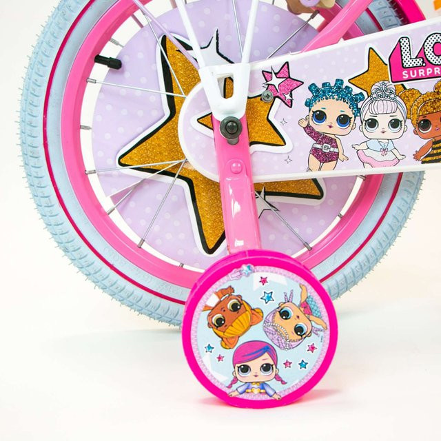 TPFSports LOL Surprise Kinderfahrrad, Mädchen, 16 Zoll, Rosa, 2 Handbremsen - Bild 1