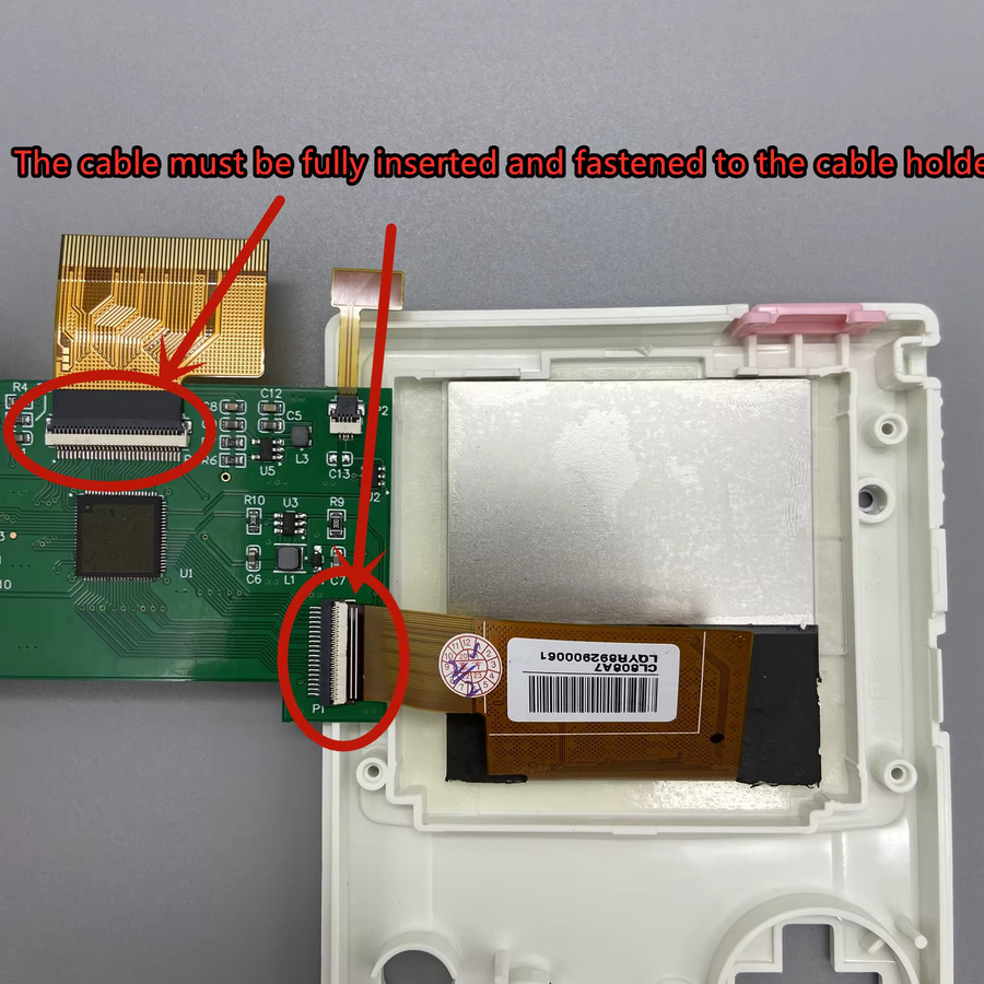 GBC LCD-Bildschirm mit hoher Helligkeit für Gameboy Color in Schwarz, 2,2 Zoll, Plug-and-Play ohne Schweißen - Bild 3