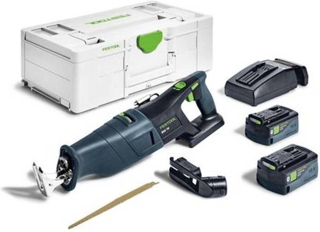 Festool Akku-Säbelsäge RSC 18 5,0 EB-Plus in Grau mit 18V und 5,0Ah - Bild 2